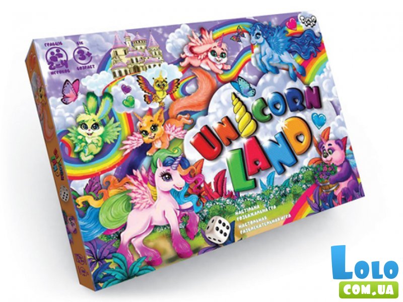 Настольная развлекательная игра Unicorn Land, Danko Toys